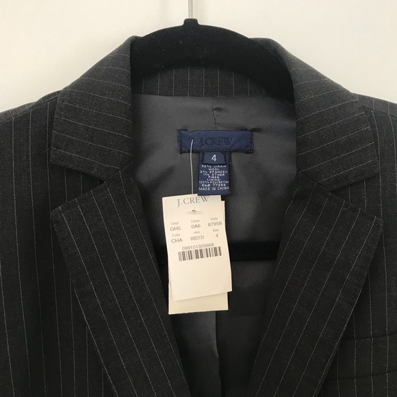 NWT J Crew Blazer In Black - Picture 2 of 6